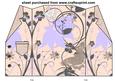 Beige Butterfly Jacket Card Blank 1