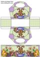 Chocolate Easter Bunny Gift Basket with Topper/bookmark 1