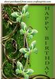 Green Floral Butterfly Birthday Topper