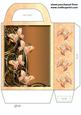 Orange Floral Butterfly Gift Bag 1