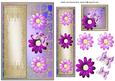 Purple Daisy/butterfly Bookmark Card Front