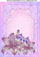 Pink and Lilac Lily Topper 2