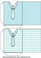 2 Green and Blue Shirt and Tie Seed Packets