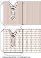 2 Light Brown Shirt and Tie Seed Packets