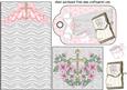 Baby Girl Christening Tag Pocket Card Front