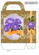 Purple Floral Gift Bag