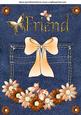 Friend Orange Daisy Pocket Topper