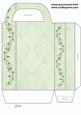 Green Floral Gift Bag