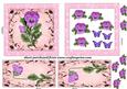 Purple Pansy Door Topper
