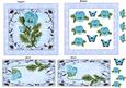 Blue Pansy Door Topper