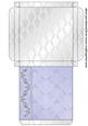 Blue Silver Floral Card Box