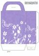 Purple Butterfly Gift Bag
