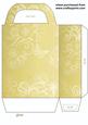 Yellow Floral Butterfly Gift Bag