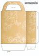 Orange Floral Butterfly Gift Bag