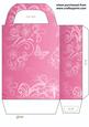 Pink Floral Butterfly Gift Bag