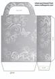 Silver Floral Butterfly Gift Bag