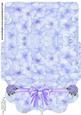 Lilac Hydrangea Clutch Bag Money/voucher Wallet