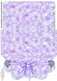 Mauve Hydrangea Clutch Bag Money/voucher Wallet