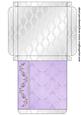Lilac and Silver Floral Card Box
