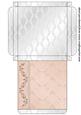 Peach and Silver Floral Card Box