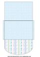 Blue Butterfly Money Voucher Wallet