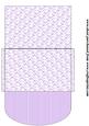 Lilac and White Money/voucher Wallet 3