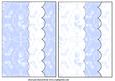 2 Blue Rose Card Front Blanks