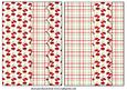 2 Red Poppy Card Front Blanks