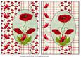 2 Red Poppy Card Fronts