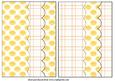 2 Yellow Gerbera Card Front Blanks