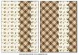 2 Chocolate and Cream Roses Card Front Blanks 1