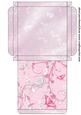 Pink Floral Butterfly Card Box