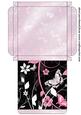 Black Floral Butterfly Card Box