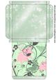 Green Floral Butterfly Card Box