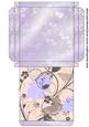 Lilac Floral Butterfly Card Box