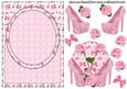 Pink Shoes and Roses Card Front