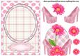 Pink Shoes and Daisy Card Front