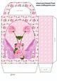 Pink Floral Shoe Gift Bag