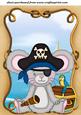 Blue Pirate Mouse Topper 1