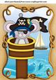 Blue Pirate Mouse Topper 4