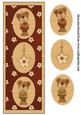 Red Floral Bear Card Front 2