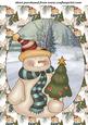 Christmas Tree Snowman Topper 1
