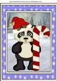 Blue Christmas Critter Topper 1