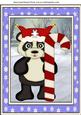Blue Christmas Critter Topper 2
