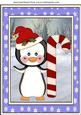 Blue Christmas Critter Topper 3