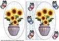 Butterflies and Flowers Oval Card Front 7