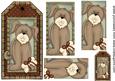 Christmas Puppy Tag Topper 4