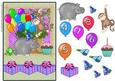 Hippo Birthday Quick Card Front