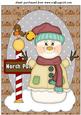 Cozy Snowman Topper A