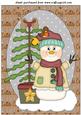 Cozy Snowman Topper D